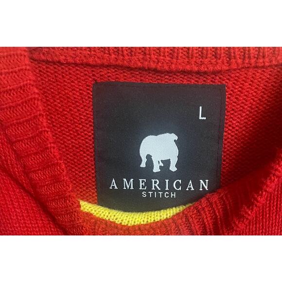 American Stitch Men's Bone Pugz -N-Harmony Ugly Christmas Sweater Size Large - Picture 4 of 6